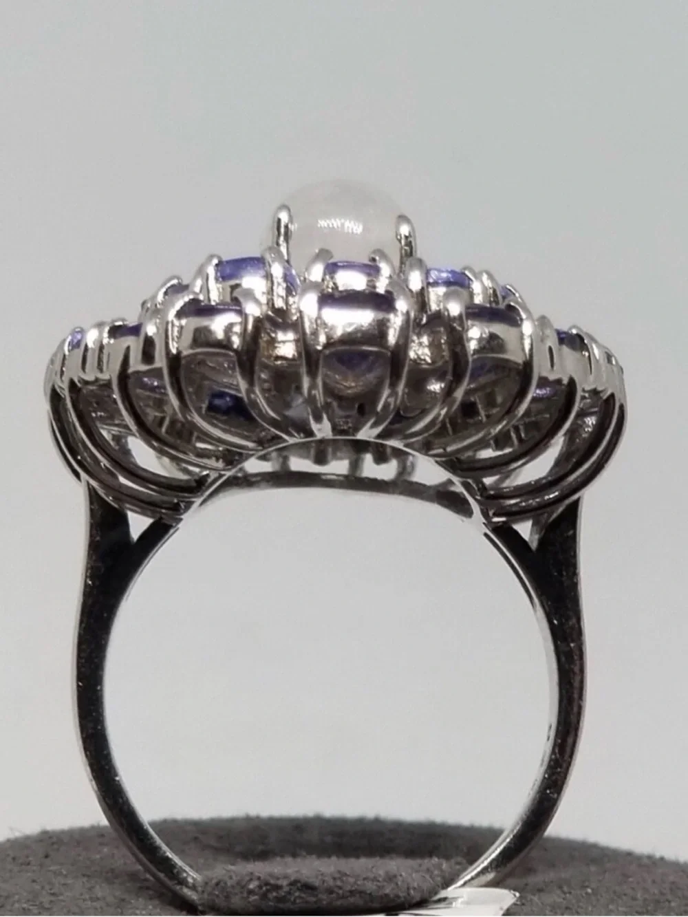 Vintage Colleen Lopez China JCL Sterling with Multi Stones Ring, Size 7. - Picture 3 of 5